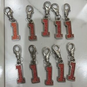 Golden Goose Number 1 Charm Orange Enamel – Authentic Multiple available